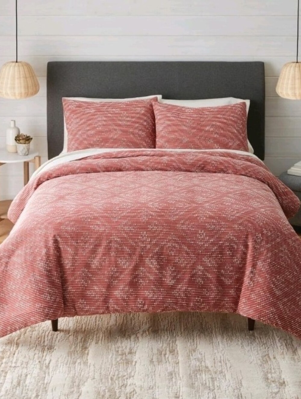 BOHO Rust Comforter QUEEN